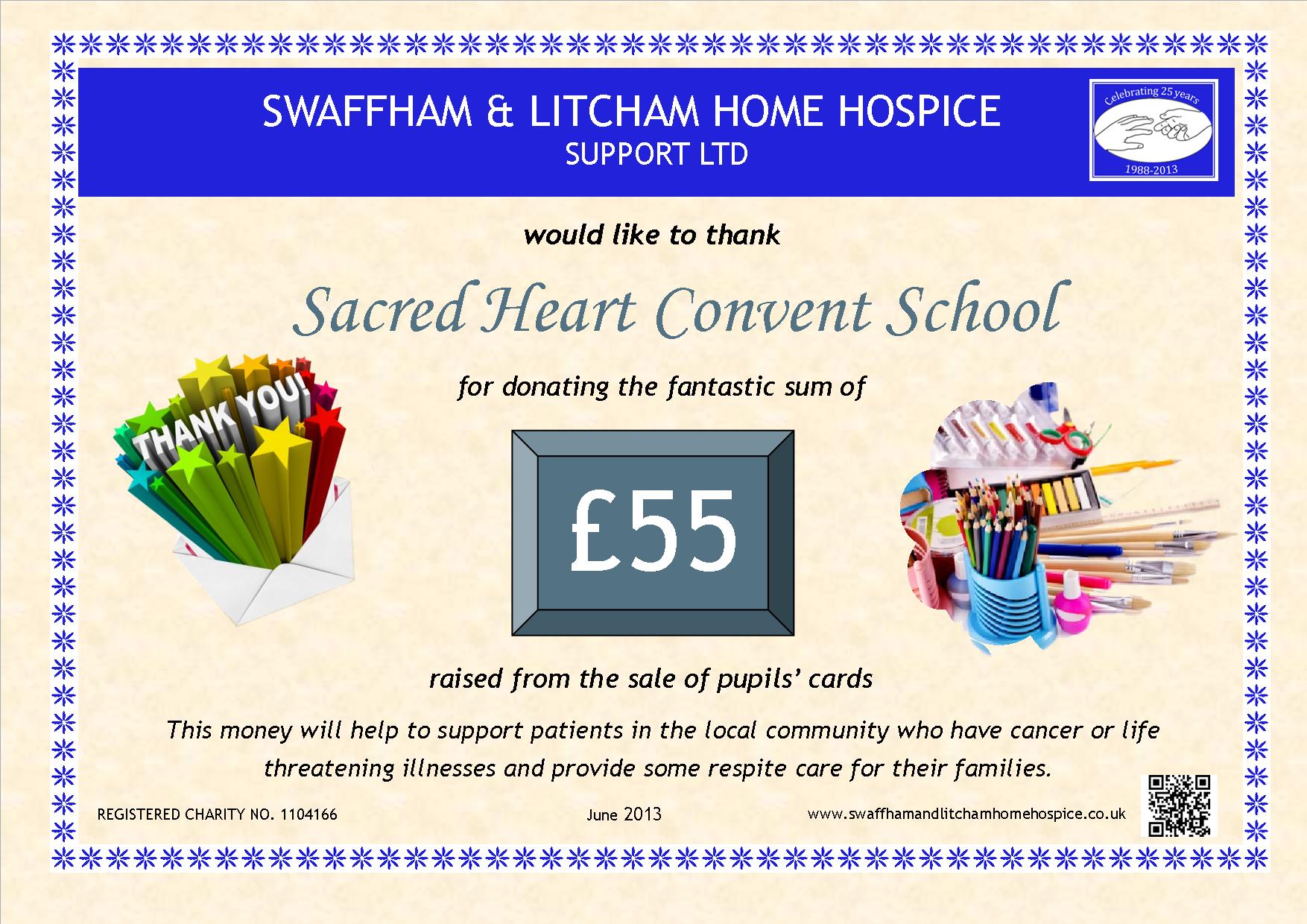 Sacred Heart Convent School - June - £55