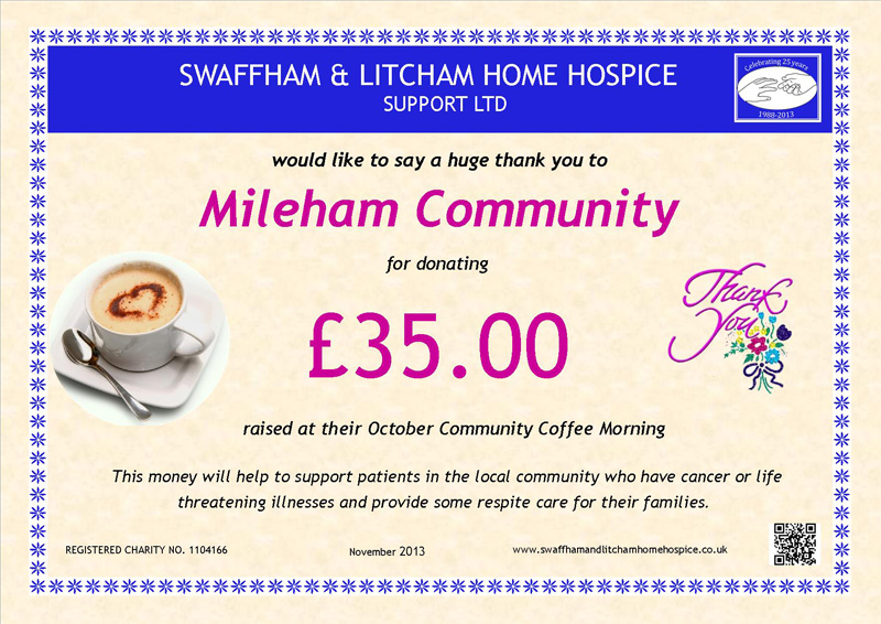 Mileham Community Coffee Morning
