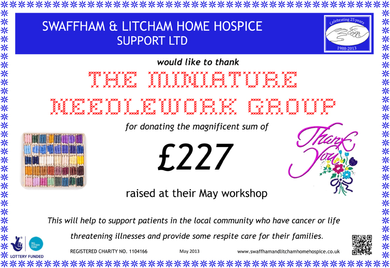 Minature Needlework Group - May - £227