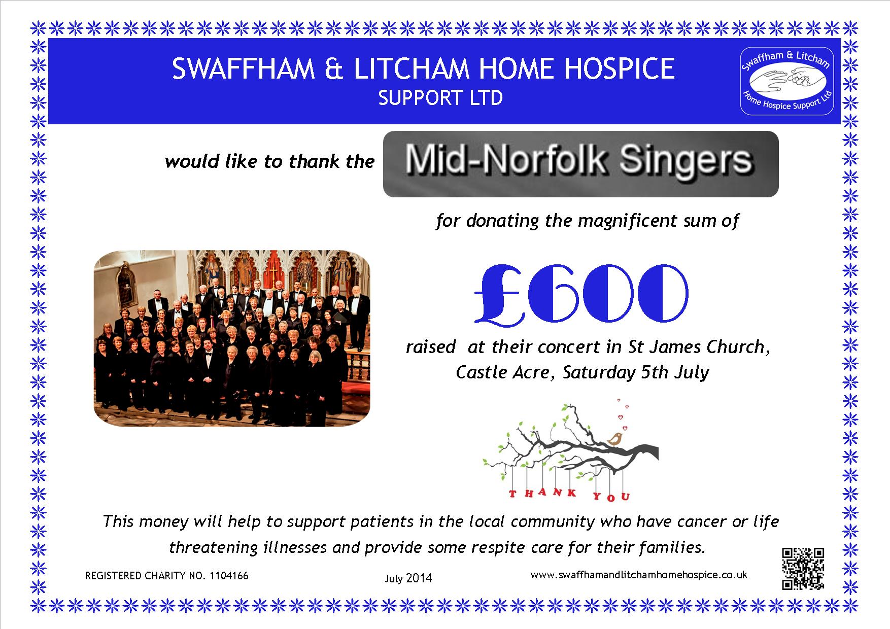 Mid-Norfolk Singers'Concert.
