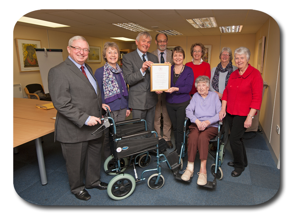 Presentation of Wheelchairs by the Royal Warrant Holders Association 