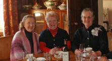 Three Ladies Enjoying Lunch